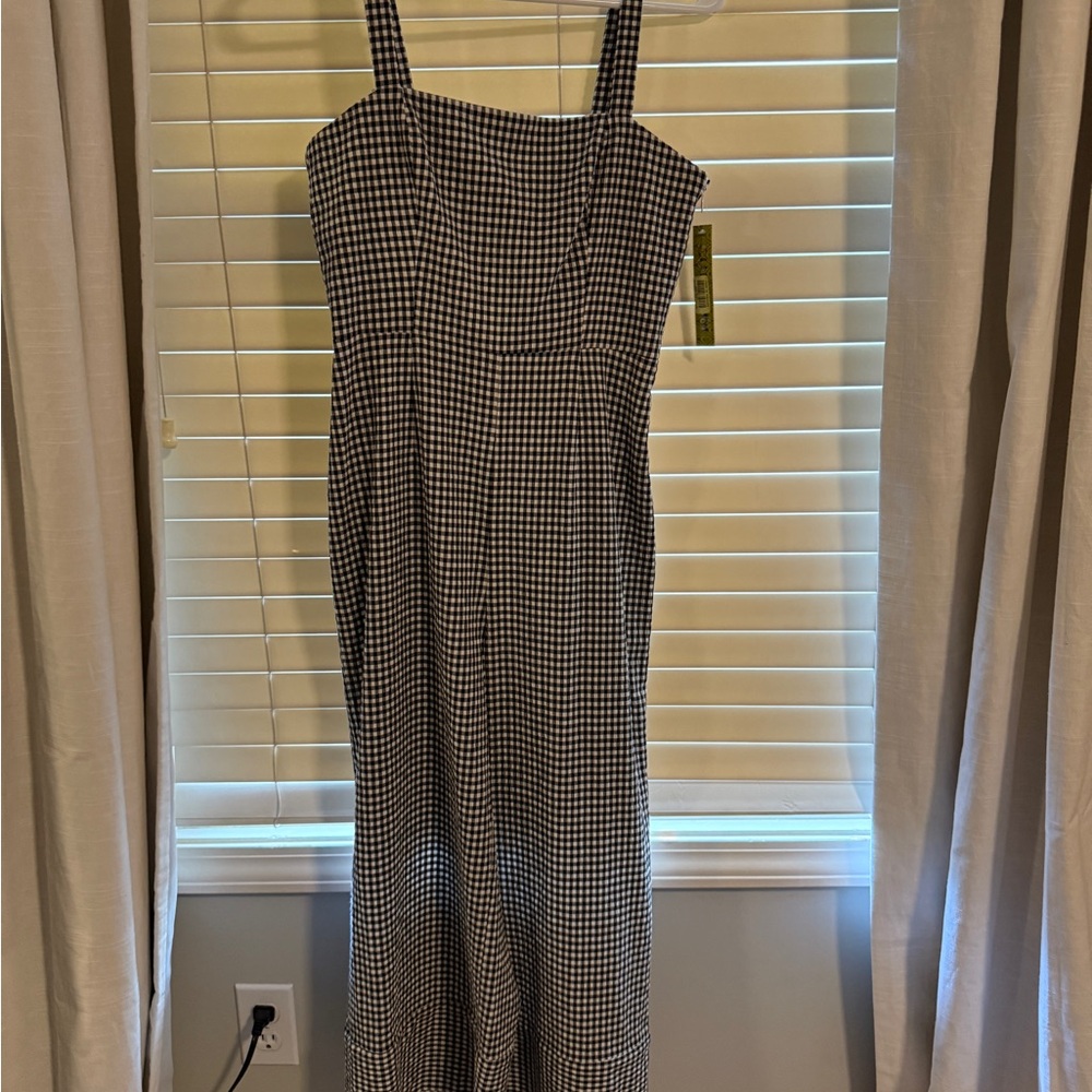 Gianni Bini Black and White Wide Leg Jumpsuit